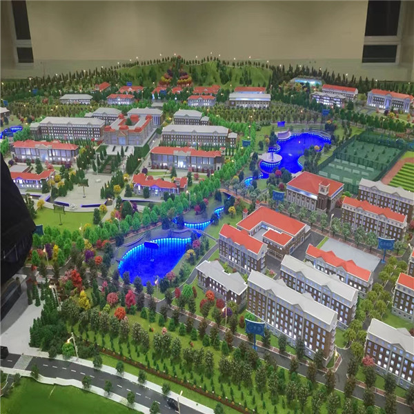 甘肃省公安厅301工程警察学校庆城规划模型