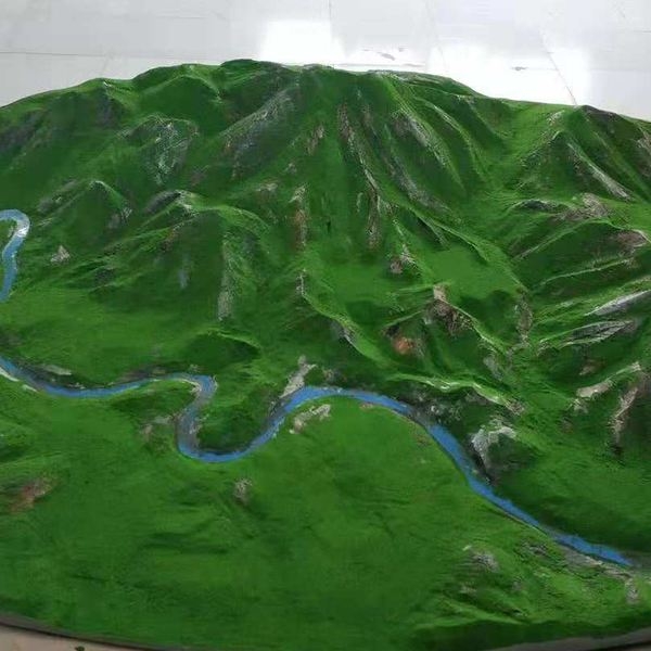 地形庆城庆城沙盘模型展示