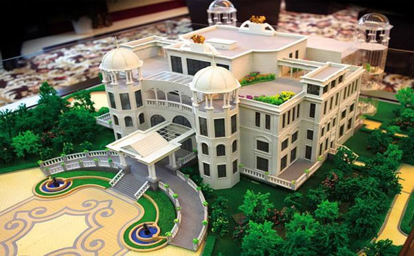 农业庆城庆城沙盘模型的应用