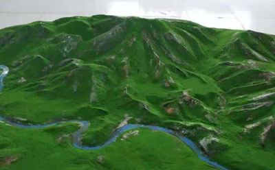 现代庆城庆城沙盘模型的优势