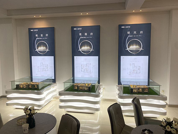 白银坤阳华府地产庆城户型模型