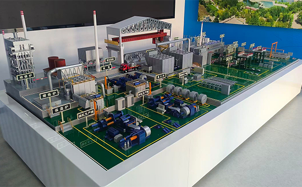 酒钢集团东铝厂-铝材生产线庆城机械模型